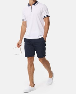 Button <b>Classic</b> Collar Breathable Slim Fit Solid Color 2026 Summer Men's for Polo Shirt Youth Short Sleeve Cotton T-Shirt - Product Image 1