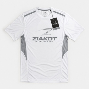 ZIAKOT industry New design Men's Custom Royal White-Steel Gray Performance T-Shirt - Product Image 2