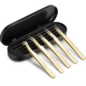 Pinces à cils personnalisées avec logo, en gros, sous marque privée, accessoires et outils pour extensions de cils, fabricant de pinces à cils - Product Image 1