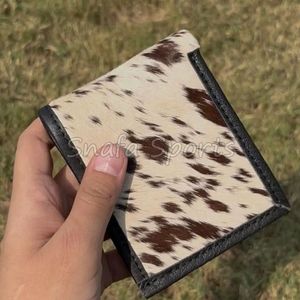 Porte-cartes de crédit et d'identité personnalisé pour hommes et femmes, étui portefeuille en cuir de vache véritable, porte-cartes de visite - Product Image 2