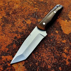 Cuchillo Tanto EDC Hecho a Mano, Cuchillo Táctico de Caza de Hoja Fija Personalizado con Mango de Madera, Cuchillo Compacto de Supervivencia para Exteriores, Venta al Por Mayor - Product Image 5