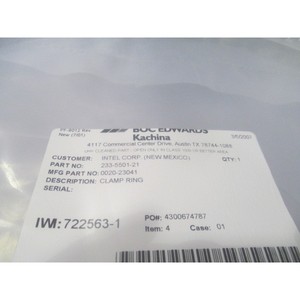 AMAT 0020-23041 Abrazadera, Protector, Oblea de 8 pulgadas, Anillo 424136 - Equipo y piezas de semiconductores de confianza de la marca global legada - Product Image 1