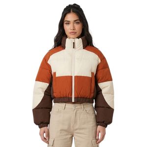 Long Sleeve Stand Collar <b>Warm</b> Windproof Crop Puffer <b>Jacket</b> Heavyweight Streetwear <b>Women</b> <b>Winter</b> <b>Jackets</b> - Product Image 4