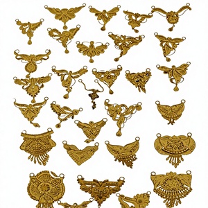 22K <b>Solid</b> <b>Gold</b> Vintage Mangalsutra <b>Pendant</b> Traditional Indian Wedding Engagement Necklace Centerpiece Fine Jewelry - Product Image 1