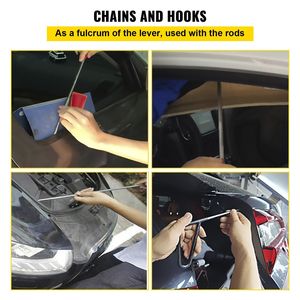 Kit Professionale di Attrezzi per Riparazione Auto, 20 Pezzi in Acciaio Inox, Aste per Rimozione Ammaccature Senza Vernice, Strumenti per Riparazione Ammaccature a Coda di Balena - Product Image 5