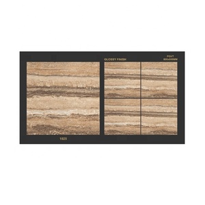 Azulejos de Pared/Piso de Porcelana de Diseño Moderno WALLMARK, Dyna Brown, 60x60 80x80mm, Totalmente Pulidos, Esmaltados, 9mm de Grosor, Alto Brillo, Más de 5 Años - Product Image 5