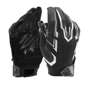 Gants de football athlétiques personnalisés à doigts entiers, légers, respirants, design flexible, adhérence améliorée pour lanceur, entraînement en extérieur - Product Image 1