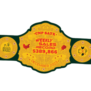 Cinturón de Campeonato CNP SATX Weekly Sales Record, Cinturones de Título Personalizados de Alta Calidad Premium para Fanáticos y Coleccionistas - Product Image 2