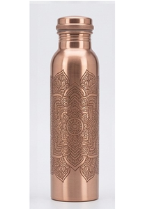 Glossy Blue Finished high Selling Design Coper <b>Bottles</b> For Ayurvedic Health Benefits Leak-Proof & Eco-Friendly - Product Image 2