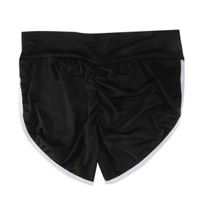 Shorts chauds à taille élastique, mi-haute, pour yoga, gym, entraînement décontracté et course à pied, respirants, méthode de tissage non tissé - Product Image 4