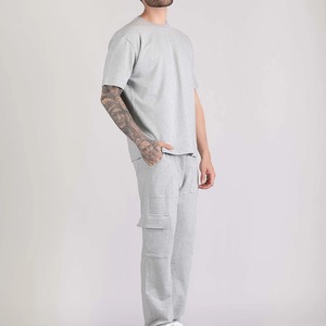 Conjunto Deportivo de Dos Piezas Personalizado de Alta Calidad para Hombre, Ropa Deportiva para Correr y Trotar, 100% Algodón, Secado Rápido y Transpirable - Product Image 2
