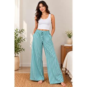 Pantalones de Salón de Algodón Tejido a Mano para Mujer, Pantalones de Pijama Indios, Ropa Casual Cómoda para el Día a Día - Product Image 2