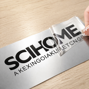 Custom Shape Waterproof Vinyl Transfer <b>Sticker</b> – UV Printed Self-Adhesive <b>Logo</b> for Packaging & Branding - Product Image 1