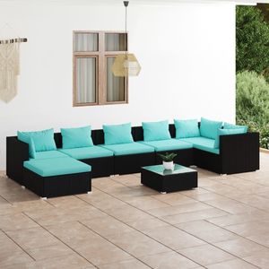 Set Lounge da Giardino Nero - Product Image 1