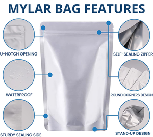 Venta al por mayor personalizado a prueba de humedad PE Mylar cremallera huecograbado impreso reciclable plástico bolsas de embalaje de alimentos fabricante directo - Product Image 4