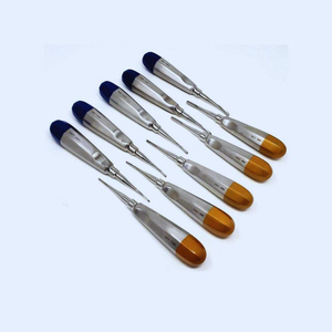 Instrumentos Dentales: Juego de 8 Elevadores Dentales de Acero Inoxidable, Instrumentos Quirúrgicos Dentales, Juego de Laboratorio, Instrumentos Dentales Básicos - Product Image 1