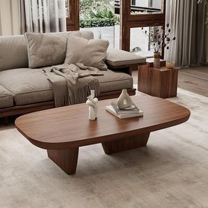 Modern Teak Wood <b>Coffee</b> <b>Table</b> Midcentury Living Room Furniture Handmade Design - Product Image 2