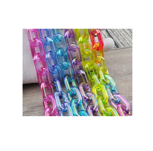 Chaîne murale en résine époxy personnalisable, maillons de chaîne en résine de très grande taille, multicolores, dernières créations décoratives, décoration murale. - Product Image 3