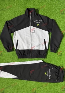 Customised windbreaker set Apparel Men's Color Blocking <b>Racer</b> <b>Jacket</b> Zipper Closure Sporty Casual Polyester Autumn Wear - Product Image 5