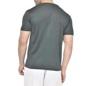 Custom <b>Tshirt</b> Premium Pure <b>Polyester</b> Cotton Plain Black White Classic Short Sleeved Tee Summer - Product Image 5