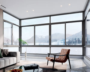 Customized Soundproof Waterproof Double Glazing Aluminum Casement Window Doors Thermal Insulation Interior Use Hotel Villa - Product Image 3