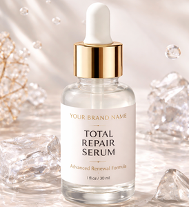 Suero Facial Reparador Total al por Mayor con Ácido Hialurónico Antienvejecimiento, Hidratación Profunda y Reparación de Daños, Marca Privada OEM - Product Image 1