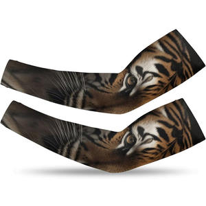 Fundas de Brazo Personalizadas al por Mayor para Baloncesto, Fútbol, Deportes, para Hombres y Mujeres, Mangas de Ciclismo con Protección UV - Product Image 4