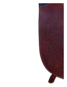 Selle de cheval en cuir australien de qualité supérieure, style western, avec quincaillerie en laiton, arceau en bois, tapis de selle embossé, selle d'équitation - Product Image 2