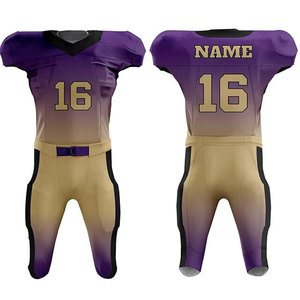 Unisex Uniform Sports Rugby Wear Sublimation Printing Moisture Wicking Wholesale <b>Compression</b> American Football Uniform Printed - Product Image 1