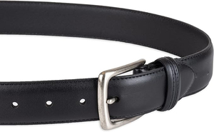 Cinturones de Cuero Vacuno para Hombre con Logotipo Personalizado al por Mayor, Cinturones de Moda de Cuero Vacuno Genuino OEM con Hebilla de Aleación Formal - Product Image 2