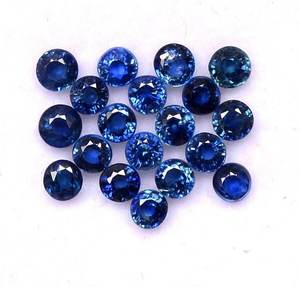 Saphir bleu naturel facetté, pierre précieuse non traitée, 20 carats, ZUBEDA GEMS JEWELRY Rajasthan, pour la fabrication de bijoux, fournisseur en gros - Product Image 1