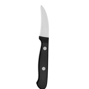 Couteaux à éplucher en acier inoxydable, couteaux de cuisine professionnels tranchants avec manche noir riveté pour l'épluchage et la découpe des fruits et légumes - Product Image 5