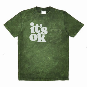 Camiseta de Lujo con Lavado Ácido, Estilo Vintage, Talla Grande, Fabricante Mayorista, Verde, 100% Algodón - Product Image 6