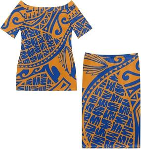 Vêtements de couple élégants de haute qualité, robe de soirée pour femme, chemise pour homme assortie, imprimé polynésien, robes de fête pour femmes - Product Image 3