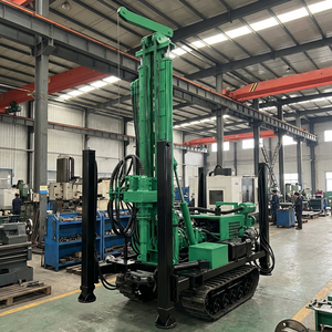 Plataforma de Perforación de Pozos de Agua Montada en Remolque/Ruedas de 150 m, Diámetro de Perforación de 100-300 mm para Perforación DTH en Roca Dura - Product Image 3