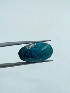 Pierres précieuses turquoise de coupe ovale avec une couleur bleu intense 10,80x19,70MM 11,75 carats provenant d'un exportateur indien pour la fabrication de bijoux - Product Image 2