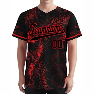 Maillot de baseball personnalisé par sublimation avec un matériau léger et respirant pour les vêtements de sport actifs - Product Image 3