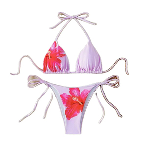 Bikini Bandeau Personalizable para Mujer, Patrón Sublimado, Corte Regular, Transpirable, Ecológico, Poliéster y Spandex, Logotipo OEM Frontal 2 - Product Image 4