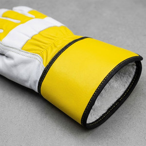 Gants de sécurité confortables en cuir de chèvre, résistants, pour travaux de jardinage, doux, usage personnel, anti-vibrations, anti-statiques - Product Image 6
