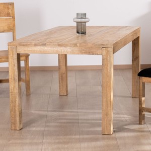 Mesa de comedor Vandana Ivory Structure de madera de mango 160 x 90 cm Manoha - Product Image 2