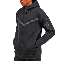 Sweat à capuche pour homme en molleton uni, doublé, sur mesure, qualité supérieure, tendance, style unique, sweat à capuche en molleton pour homme
