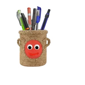 Portalápices de Yute Hecho a Mano, Portalápices de Alta Calidad con Aspecto Moderno para Oficina, Escuela y Mesa, Venta al por Mayor - Product Image 1