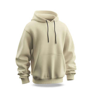 Sweat à capuche d'hiver pour hommes en gros, personnalisable (logo et couleur), uni, avec poche, séchage rapide, respirant, en polaire 100% coton - Product Image 6