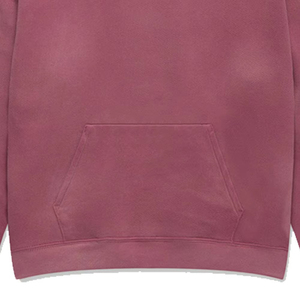 Custom High Quality Streetwear Hoodie Fleece Blank Vintage Double Layer Acid Wash Sunfaded Pockets Hoodies - Product Image 6