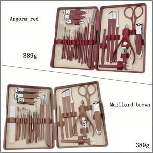 Ensemble de manucure et pédicure en acier inoxydable de haute qualité à bas prix, outil de soin des pieds, professionnel, pour femmes et hommes, ensemble de coupe-ongles - Product Image 4