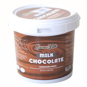 Chocolat Composé de Qualité Supérieure en Gros, Expédition Mondiale Directe, HALAL, OEM/ODM, Pâte Liquide de Cacao au Lait 1KG pour Biscuits - Product Image 1
