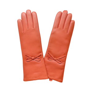 Gants d'hiver pour femmes en peau de mouton avec doublure en cachemire, tactiles, thermiques et écologiques, longueur poignet - Product Image 2