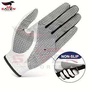 Premium Breathable <b>Golf</b> Gloves For Men Non-Slip Grip Durable Performance Adjustable Wrist <b>Strap</b> Gloves for All Weather Play - Product Image 5