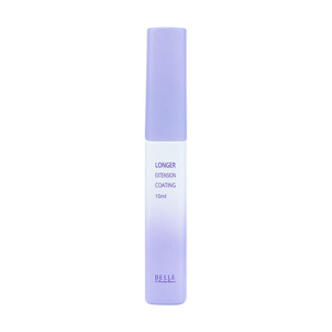 Belle Longer Extension Coating 10ml, Extensiones de Pestañas Recargables Libres de Crueldad Animal con Envase de Tubo Morado Degradado - Product Image 1