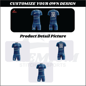 Custom <b>Soccer</b> Kits Football Uniform Club Team Jersey Set Training Wear Shorts Apparel - Product Image 5